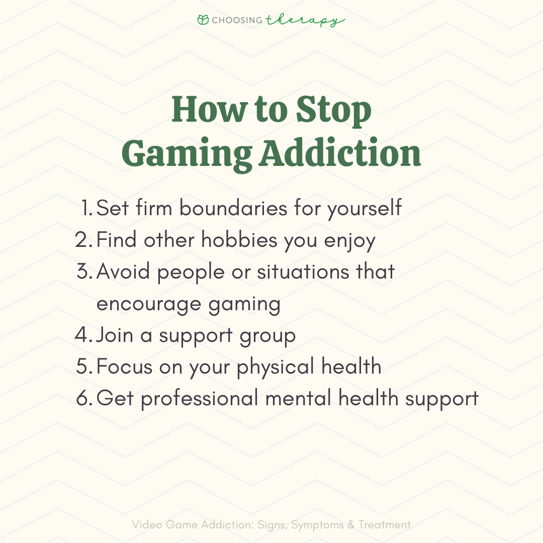How to Quit Gaming, Gaming Addiction Treatment