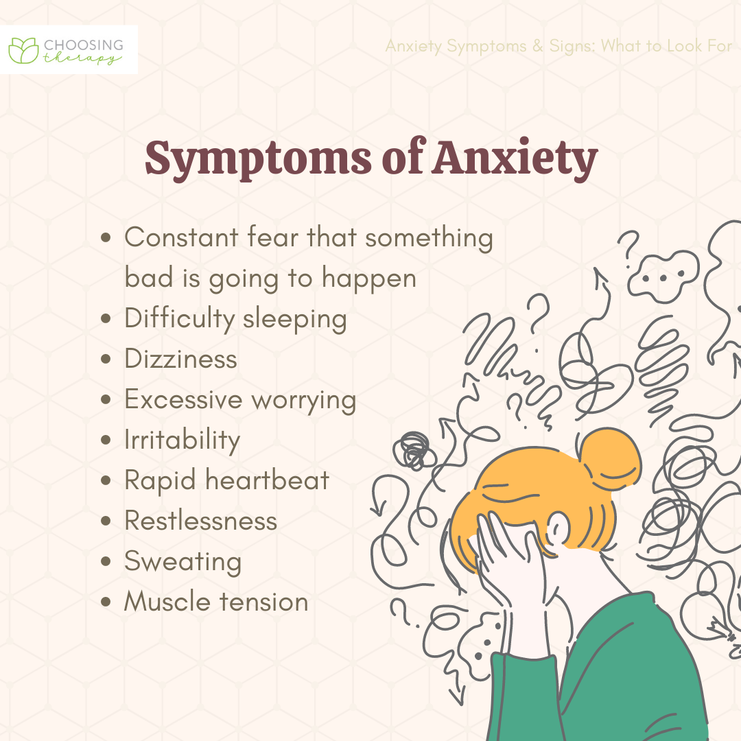 Anxiety Symptoms Signs What To Look For