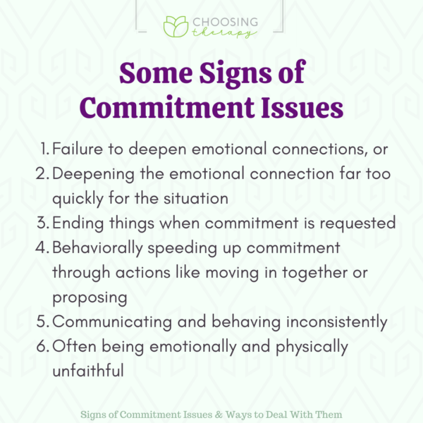 10 Signs of Commitment Issues & How to Deal With Them