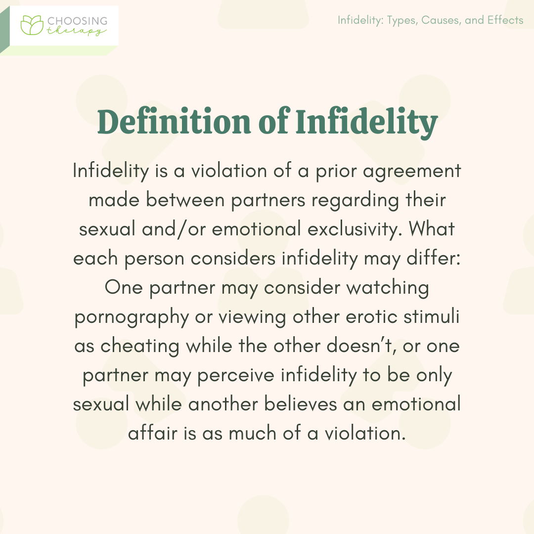 Infidelity Types Causes Effects