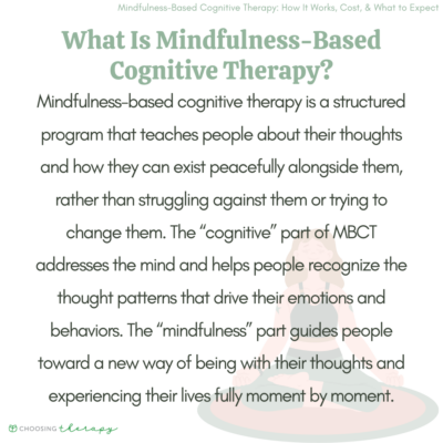 What Is Mindfulness-Based Cognitive Therapy?