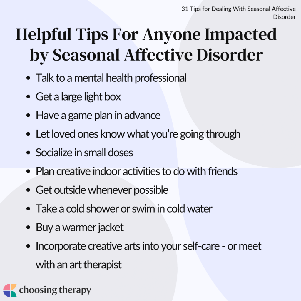 30 Tips For Dealing With Seasonal Affective Disorder 6305