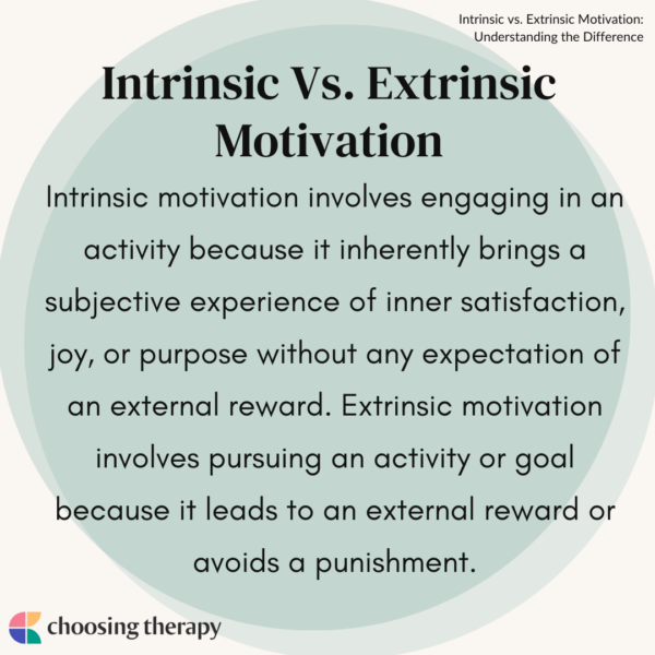 Intrinsic vs. Extrinsic Motivation: Understanding the Difference