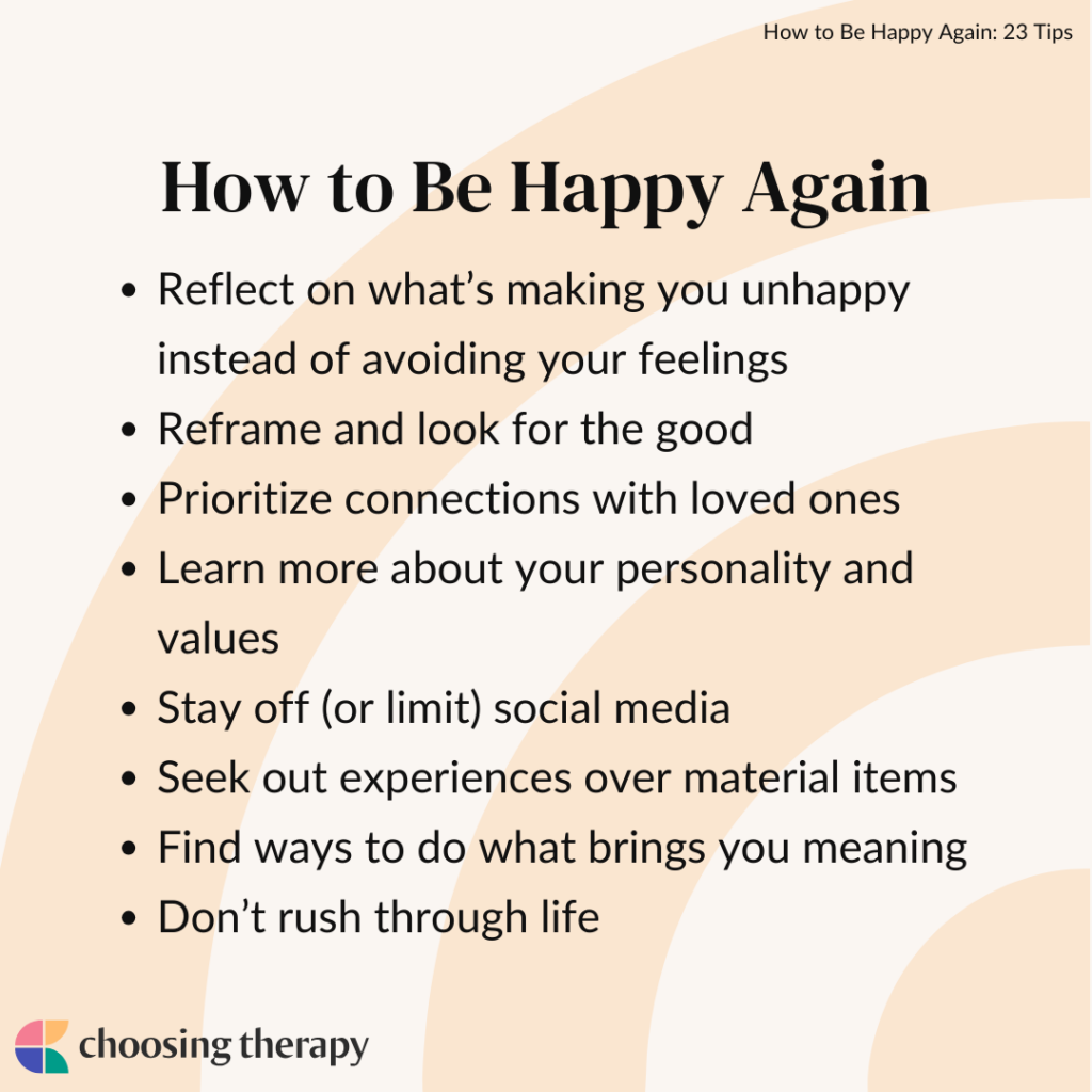 23 Tips to Find Happiness Again