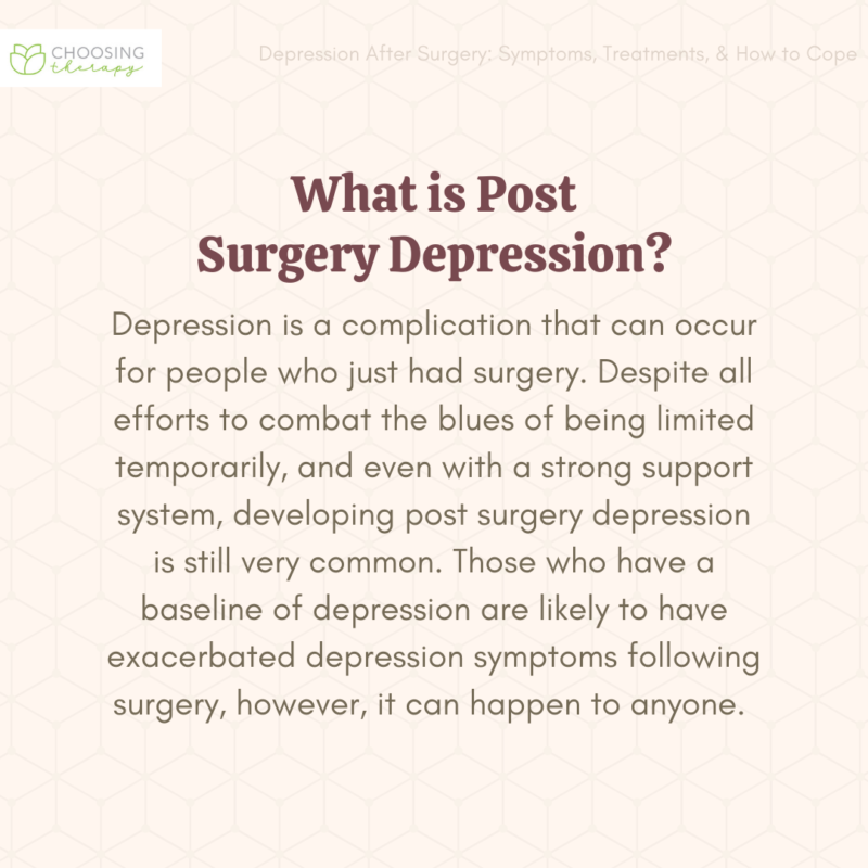 Depression After Surgery Symptoms Treatments And How To Cope