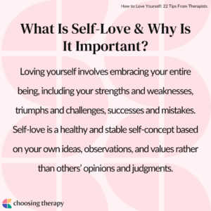 How to Love Yourself: 22 Tips From Therapists