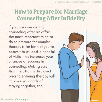 Does Marriage Counseling Help After Infidelity?