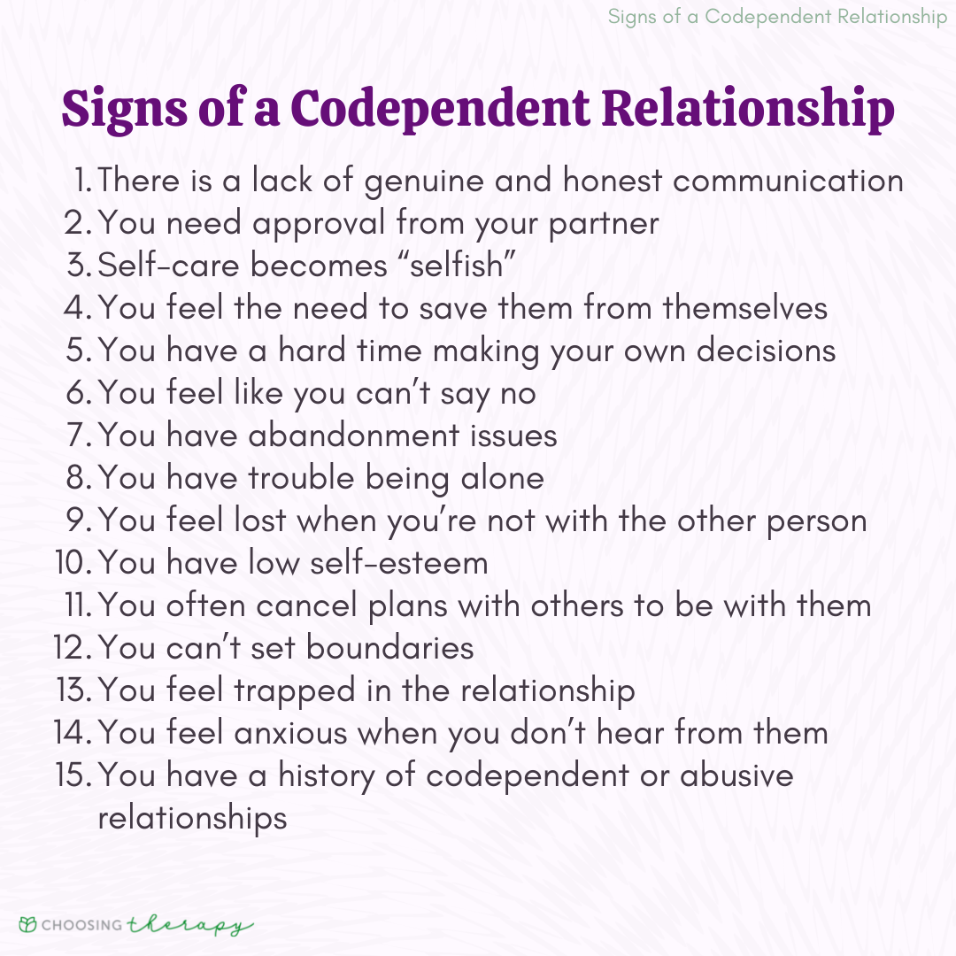 15 Signs Of A Codependent Relationship 9626