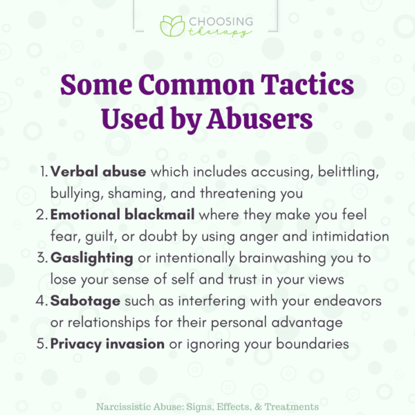 Narcissistic Abuse: Signs, Effects, & Treatments