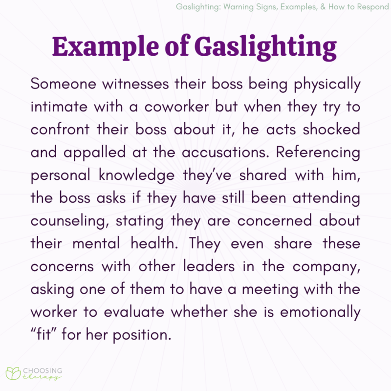 Gaslighting: Warning Signs, Examples, & How To Respond