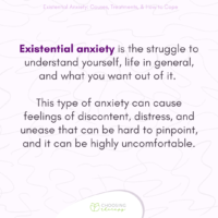 Existential Anxiety: Causes, Treatments, & How to Cope