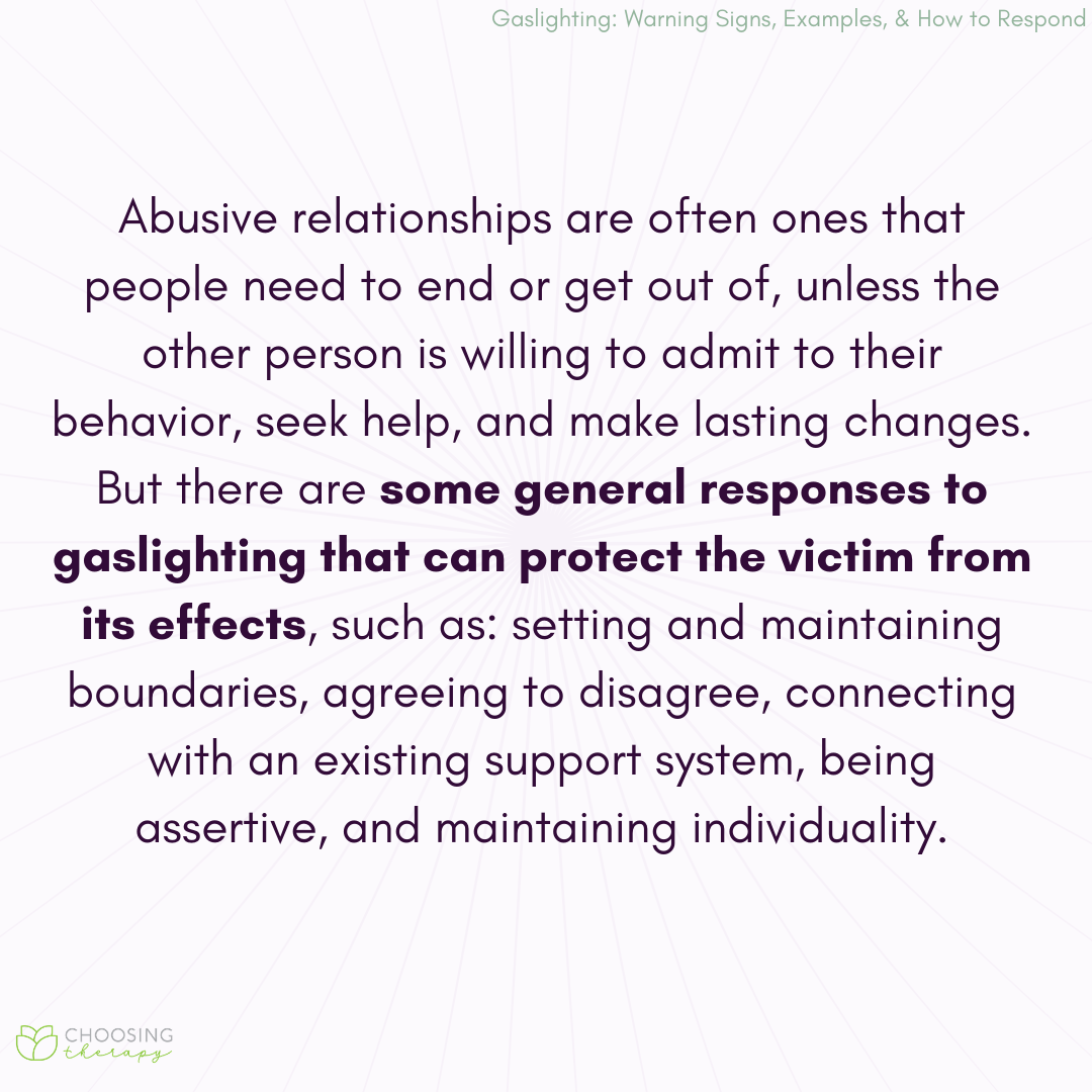 Gaslighting: Warning Signs, Examples, & How To Respond