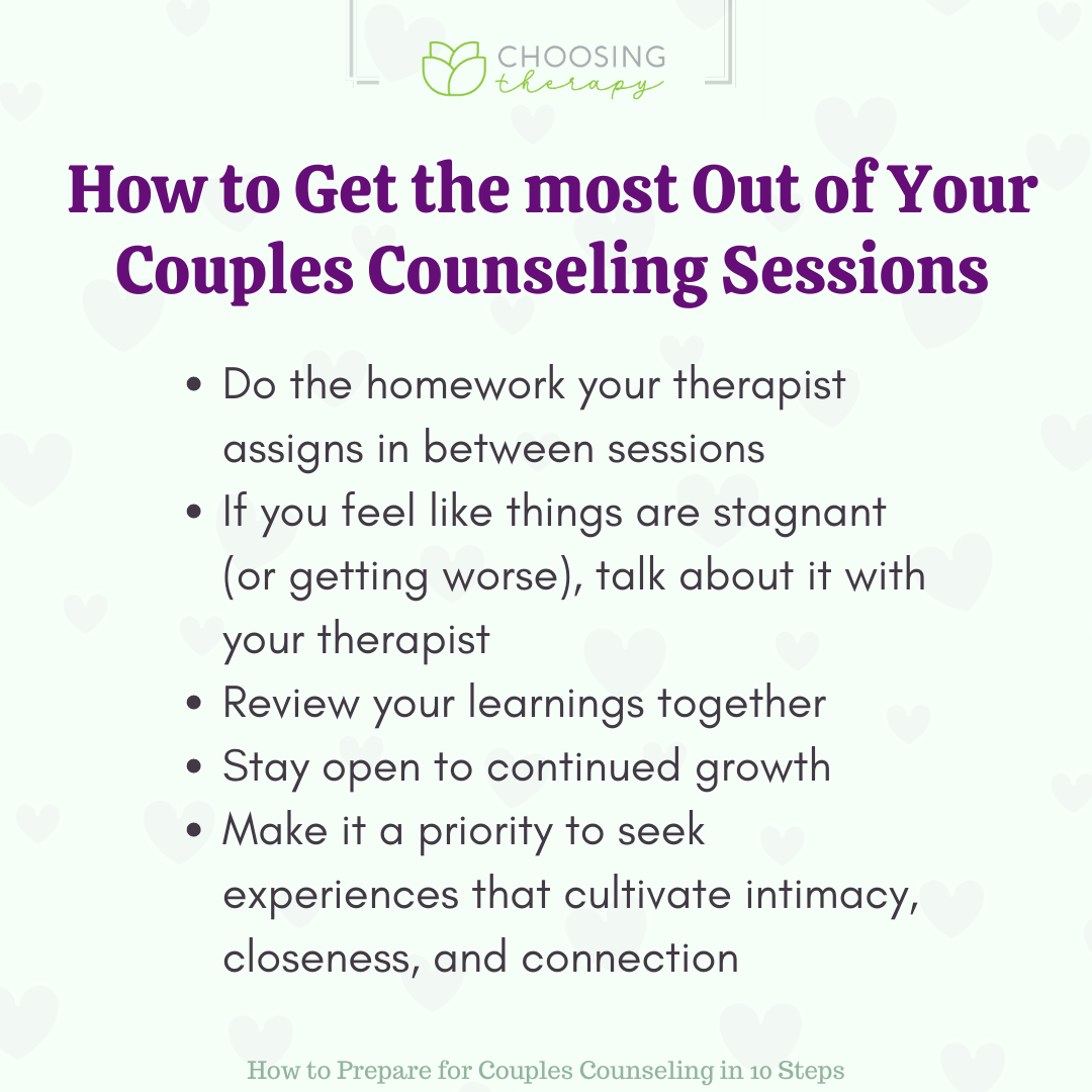 How To Prepare For Couples Counseling In 12 Steps 7432