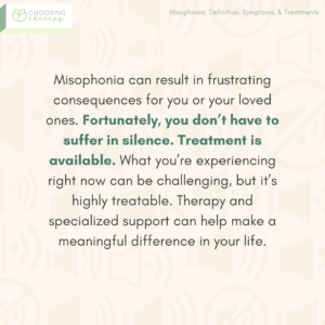 Misophonia: Definition, Symptoms, & Treatments - Choosing Therapy