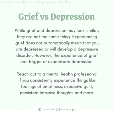 Disenfranchised Grief: How To Cope & When To Get Help