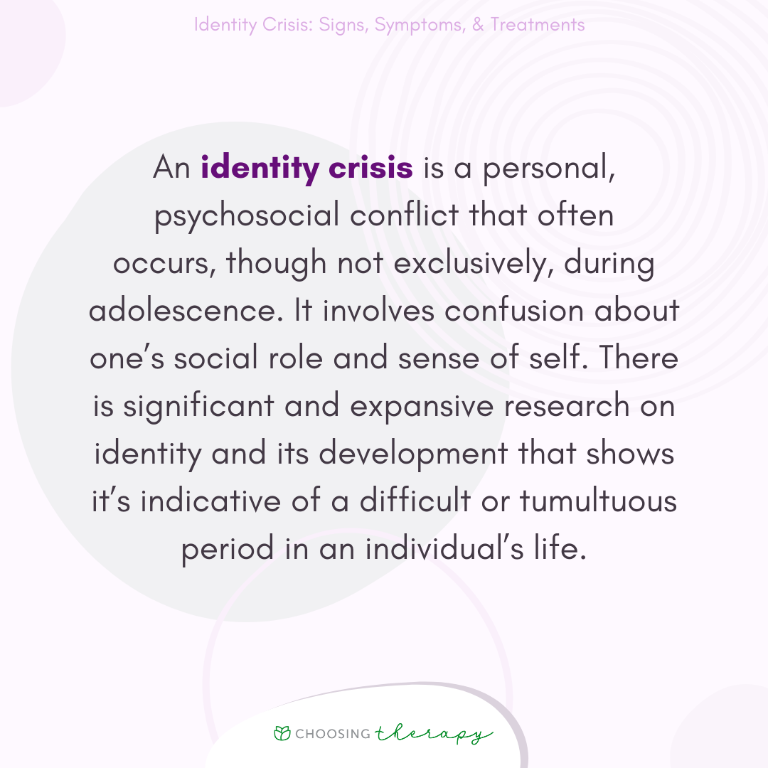 Signs Of An Identity Crisis What To Do About It