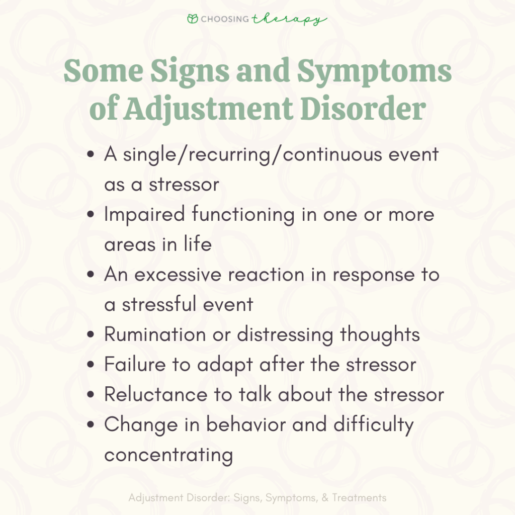 How To Deal With Adjustment Disorder at Maggie Spencer blog