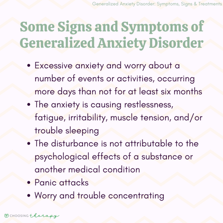 Generalized Anxiety Disorder