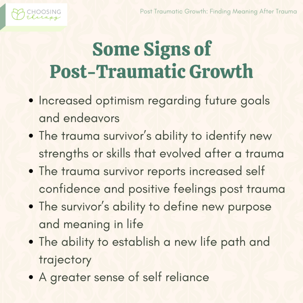 Post Traumatic Growth: Finding Meaning After Trauma