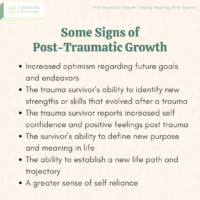 Post Traumatic Growth Worksheets