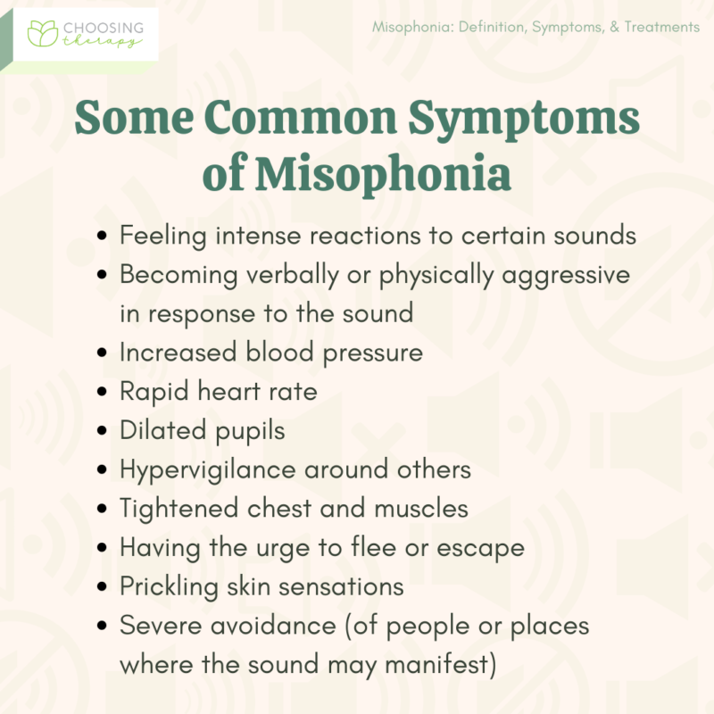 Misophonia: Definition, Symptoms, & Treatments - Choosing Therapy