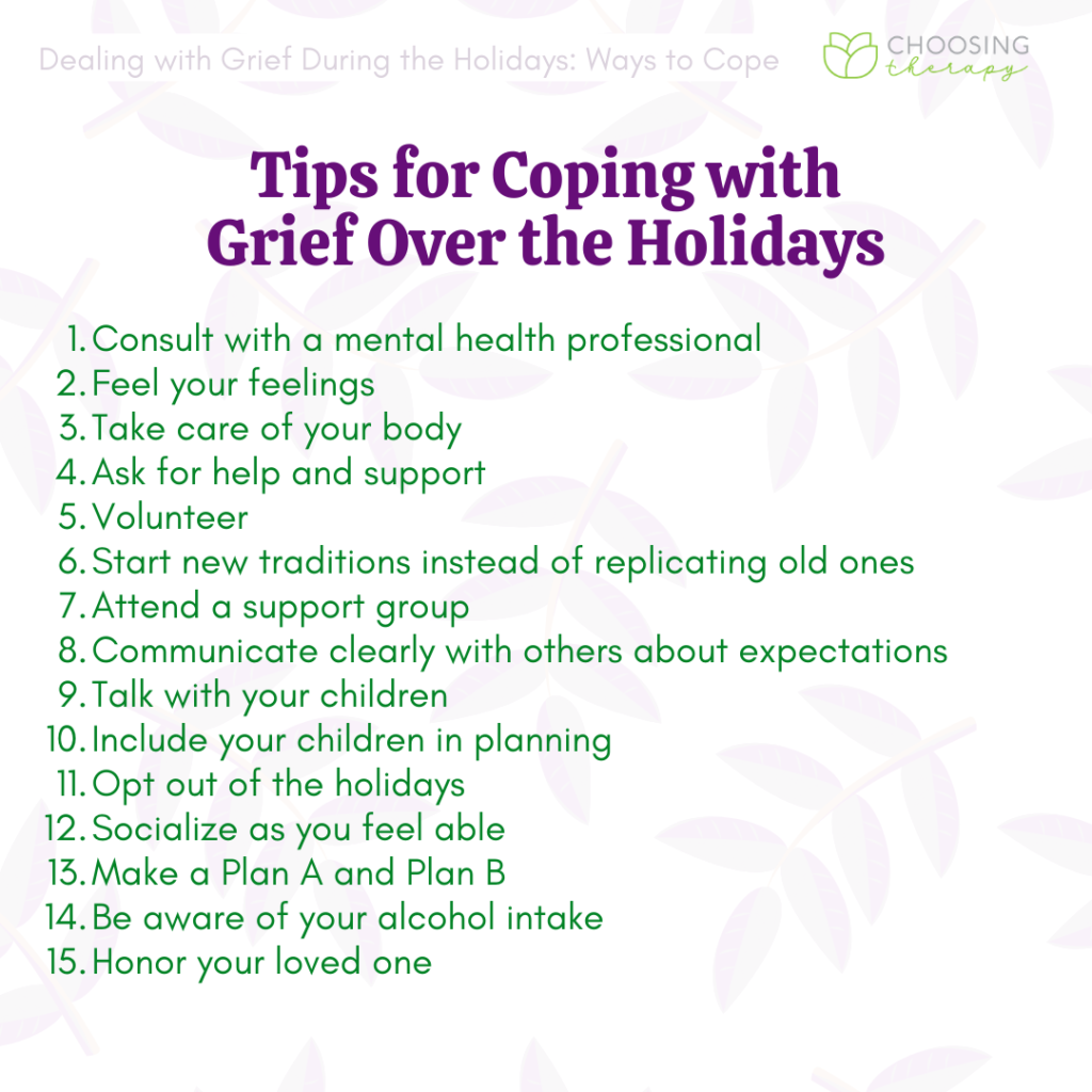 Dealing With Grief During The Holidays: 28 Ways To Cope