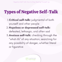 Negative Self-Talk: How to Stop Beating Yourself Up - Choosing Therapy