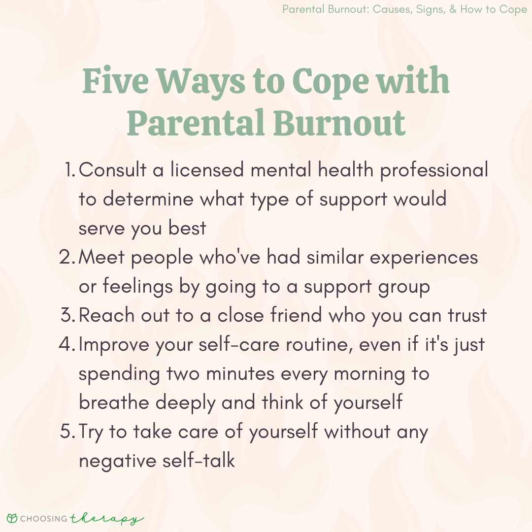 Signs of Parental Burnout & 5 Ways to Cope