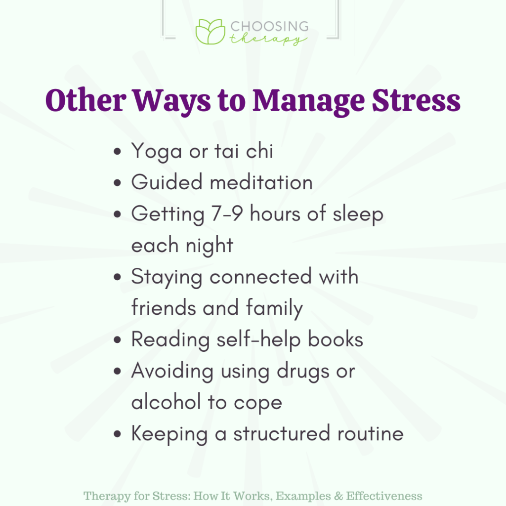 Therapy for Stress: How It Works, Examples & Effectiveness