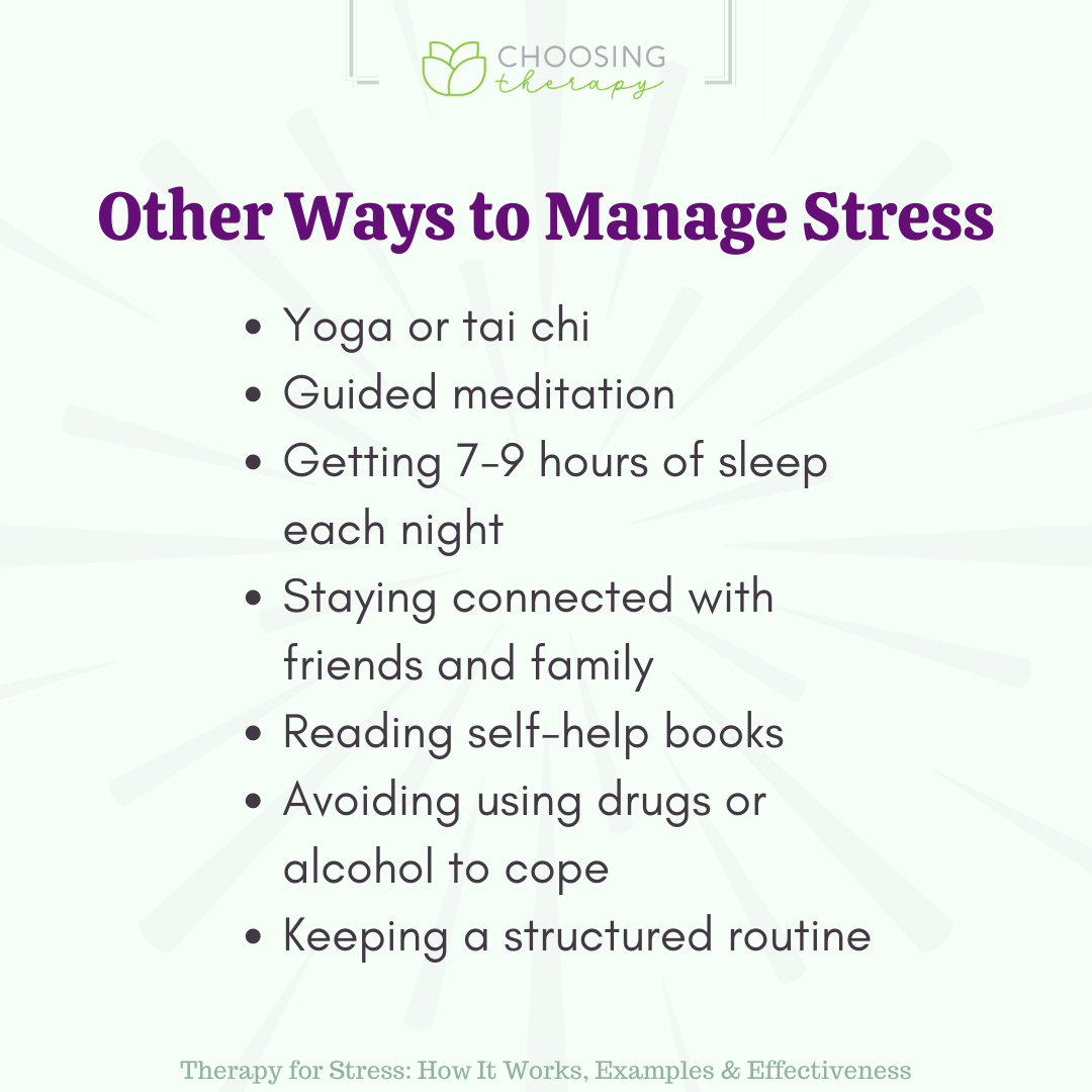 Therapy for Stress: How It Works, Examples & Effectiveness