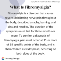 Coping With the Mental Health Effects of Fibromyalgia