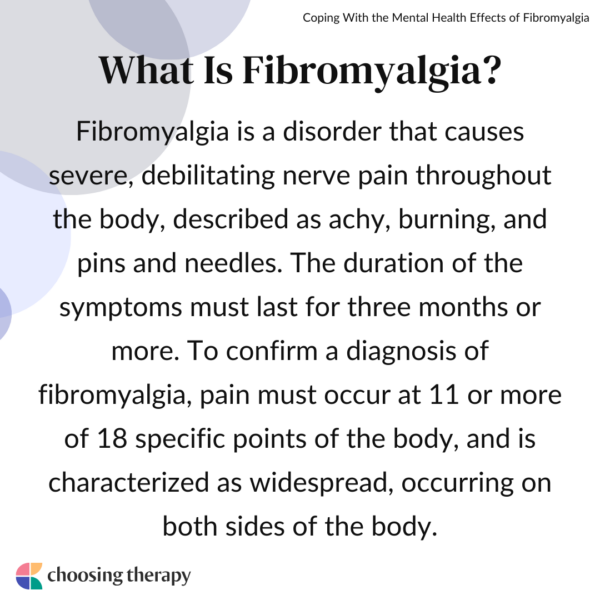 Coping With the Mental Health Effects of Fibromyalgia