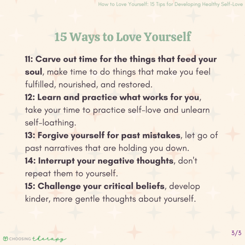 How to Love Yourself: 15 Tips for Developing Healthy Self-Love