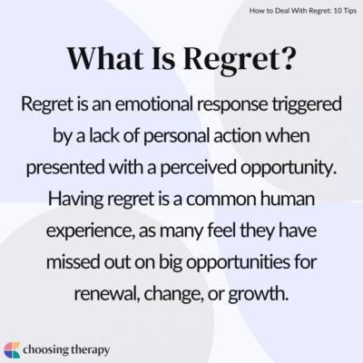 10 Tips To Help Deal With Regret And Move Forward With Life