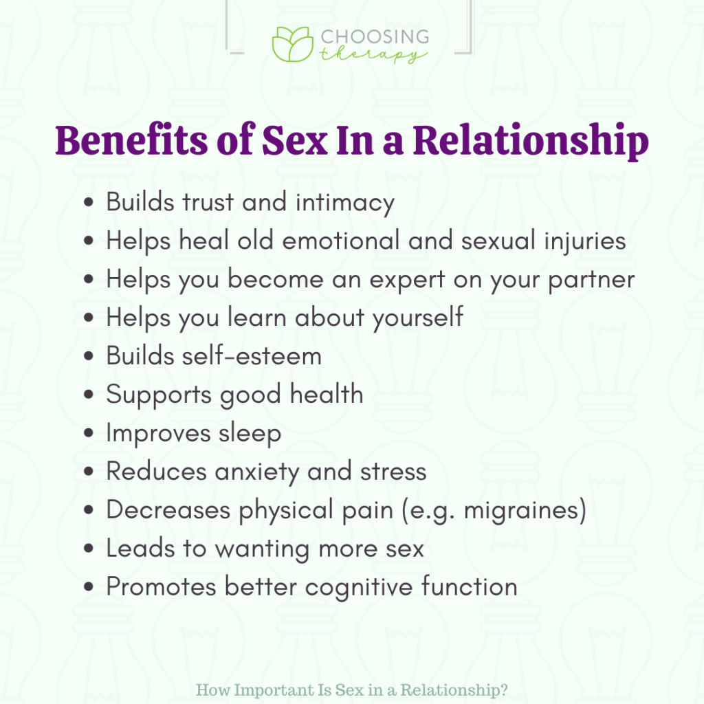 How Important Is Sex In A Relationship Choosing Therapy 8307