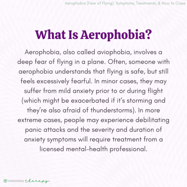 Fear Of Flying (Aerophobia): How To Cope & Overcome