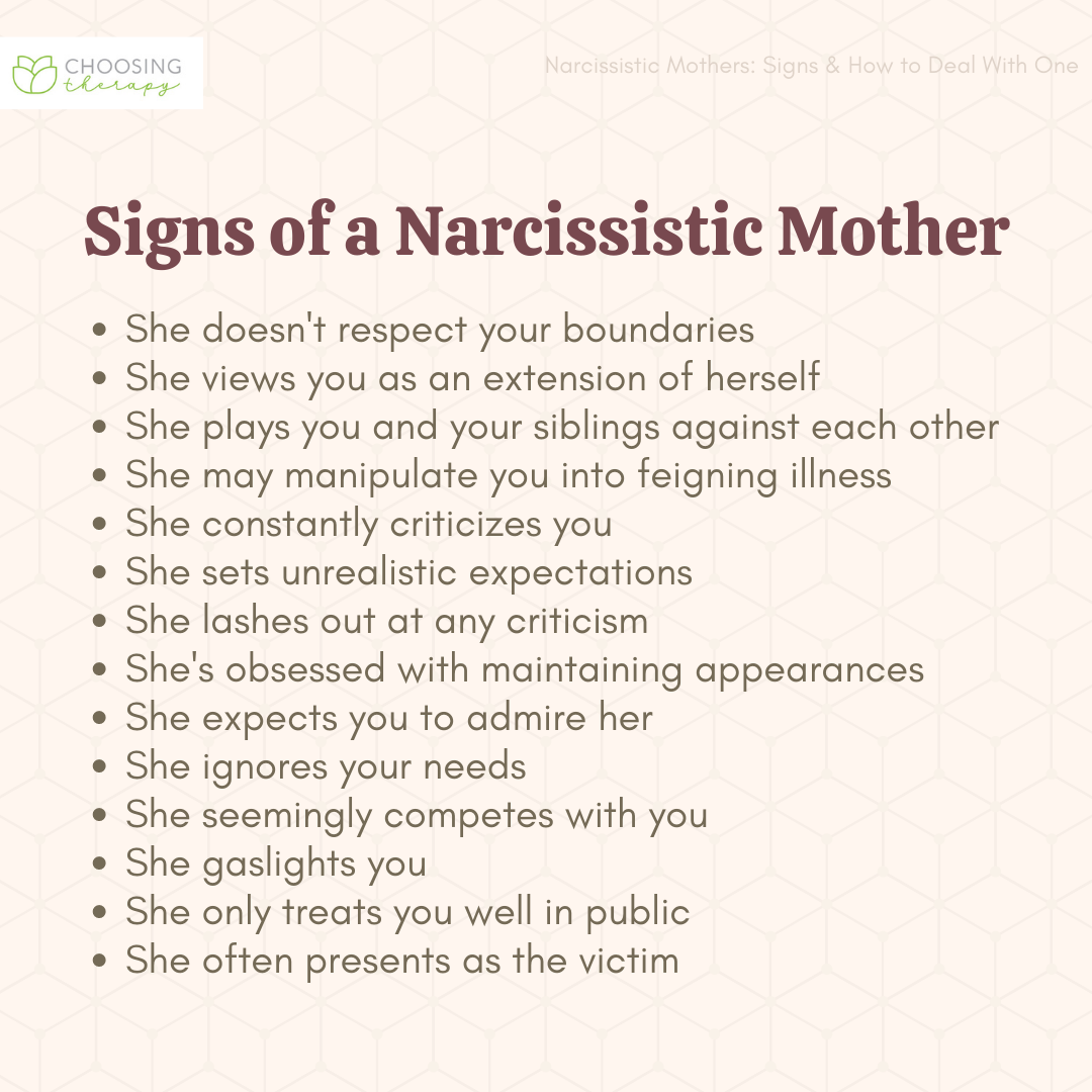 Narcissistic Mothers 14 Signs And How To Deal With One