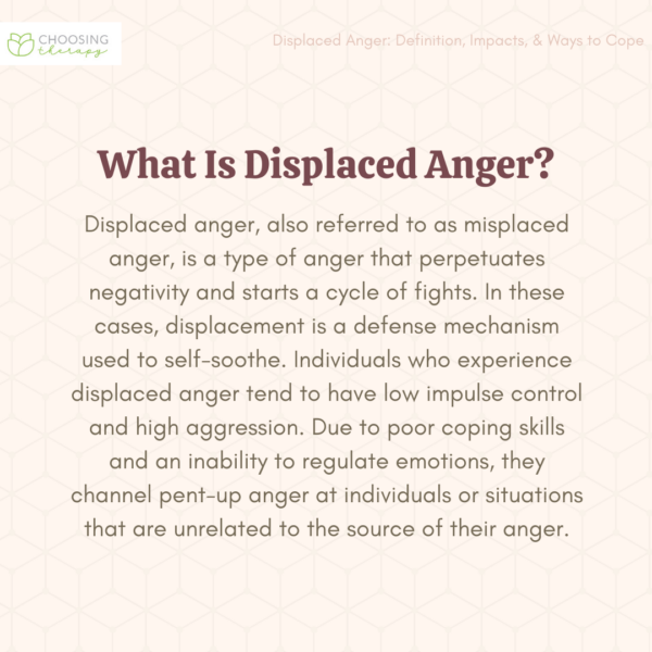 Displaced Anger: Why It Happens & 5 Ways to Cope