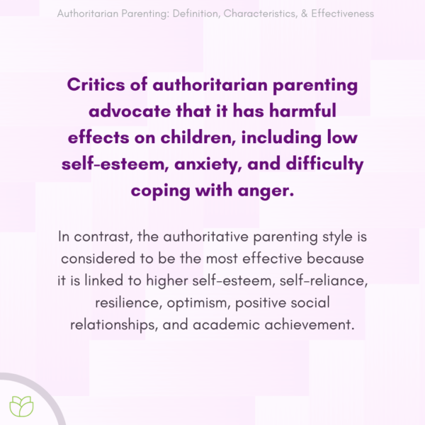 Authoritarian Parenting: Characteristics & Drawbacks