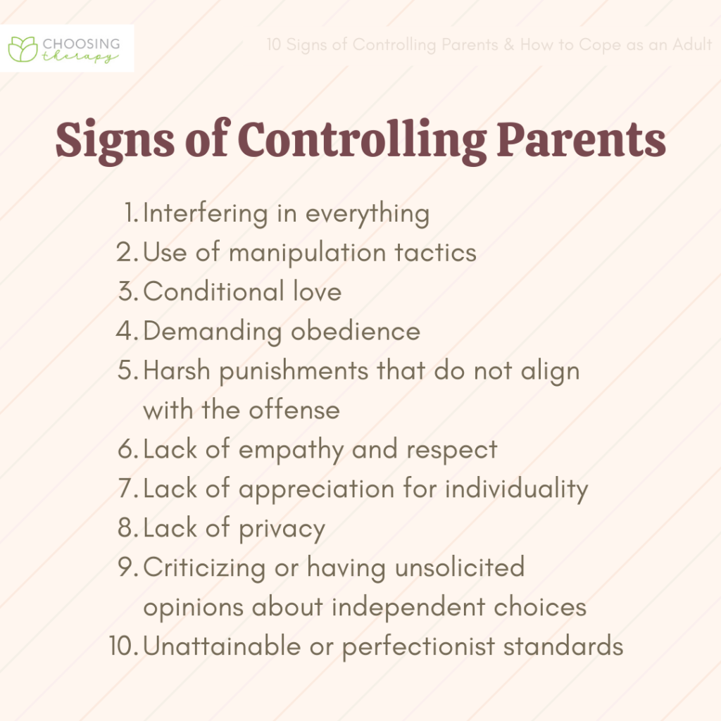 10 Signs Of Controlling Parents & How To Cope As An Adult