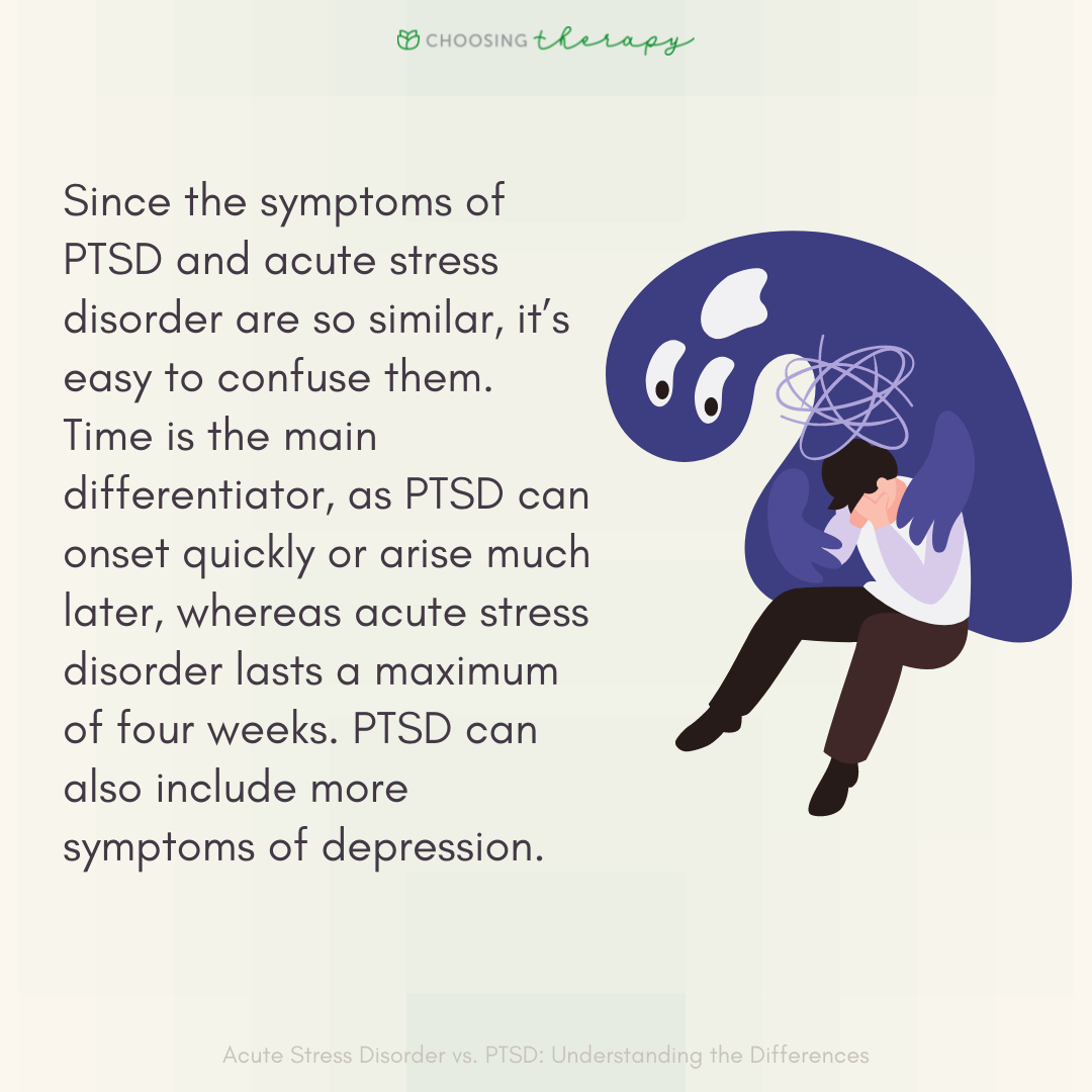 Acute Stress Disorder Vs Ptsd What Are The Key Differences 