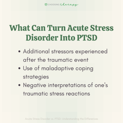 Acute Stress Disorder vs. PTSD: What Are the Key Differences?