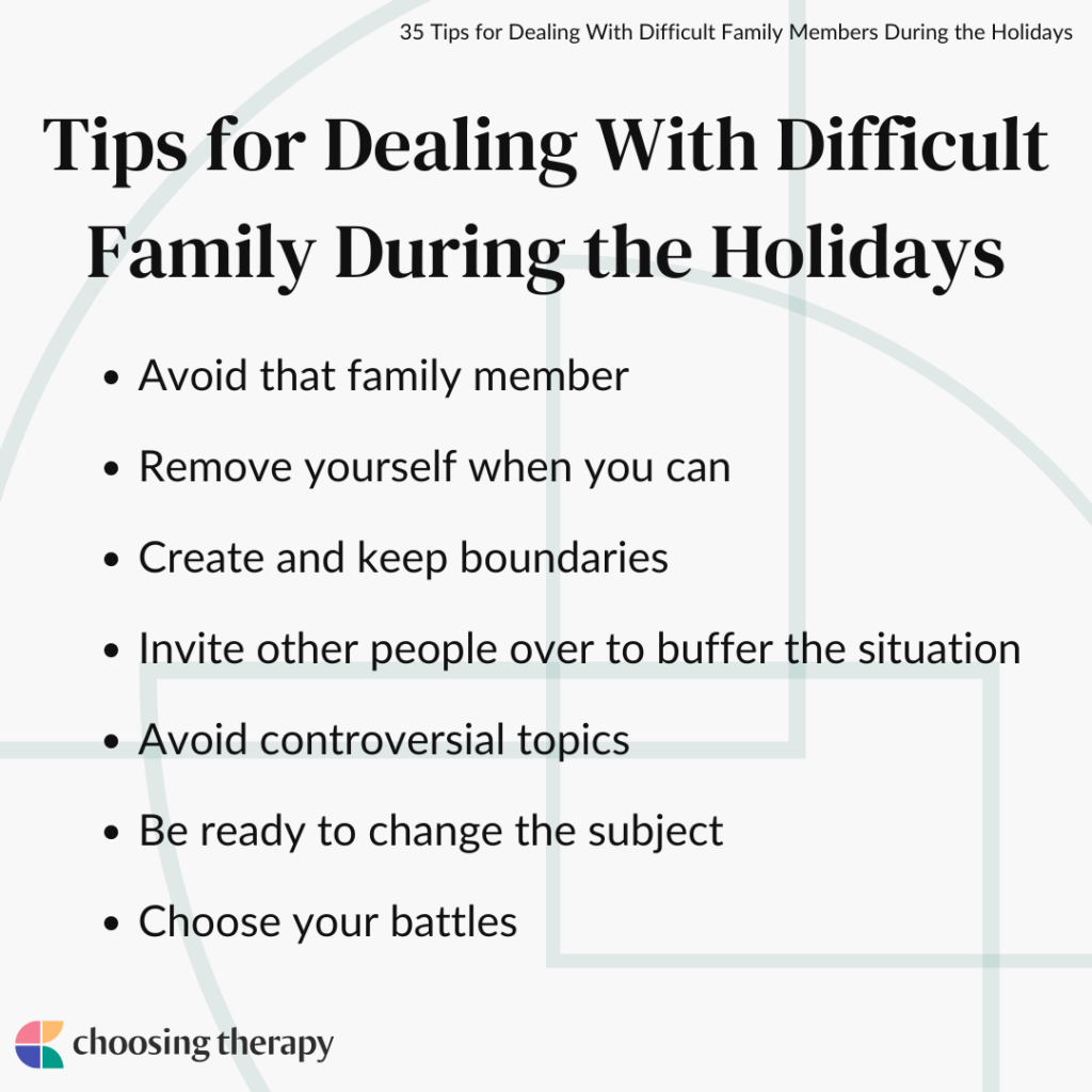 35 Tips For Dealing With Difficult Family Members During The Holidays