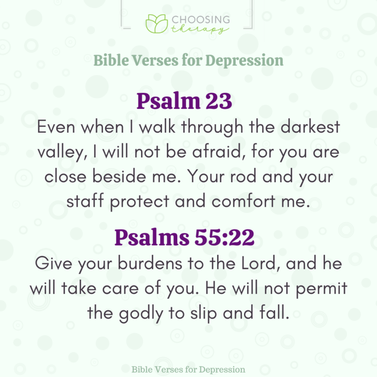 43 Bible Verses for Depression