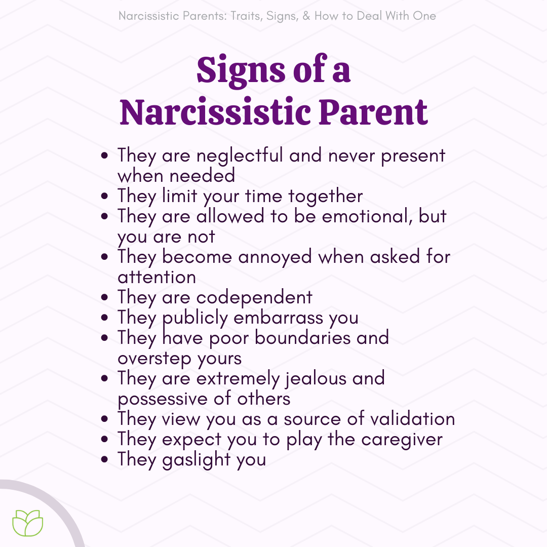 Narcissistic Parents Traits Signs How To Deal With One