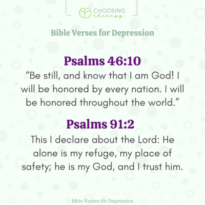 43 Bible Verses for Depression