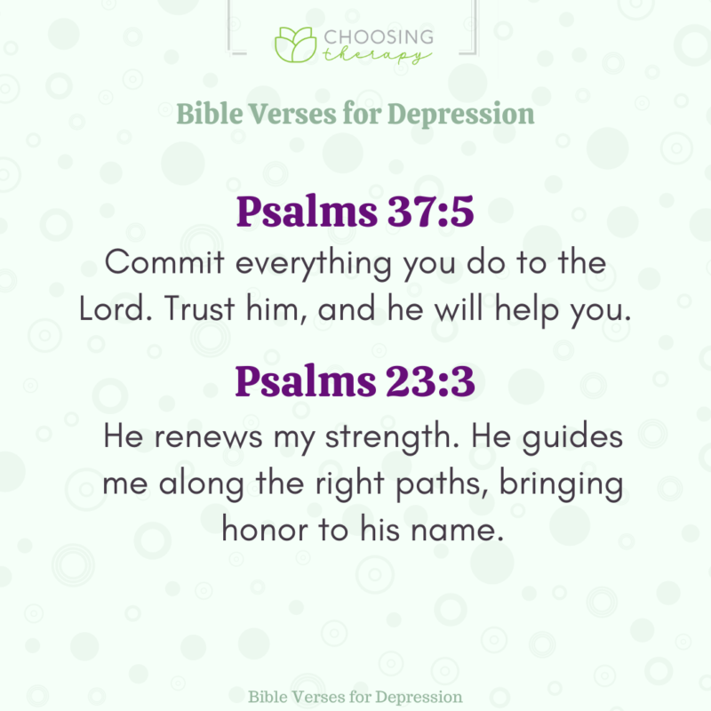 Best Bible Quotes About Depression