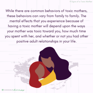 9 Signs of a Toxic Mother & The Effects of Being Raised by One