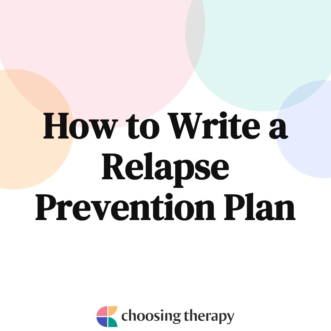 How To Write A Relapse Prevention Plan 7687