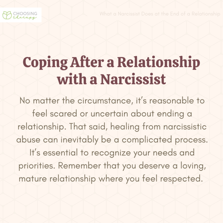 What a Narcissist Does at the End of a Relationship